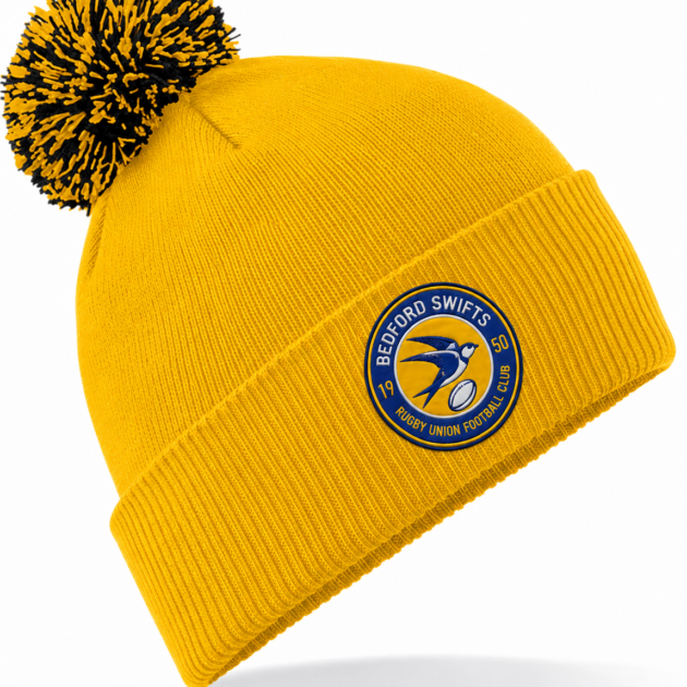 Club Bobble Hat - Yellow / Blue